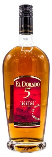 El Dorado Rum 5 Year Old, Cask Aged 750ml