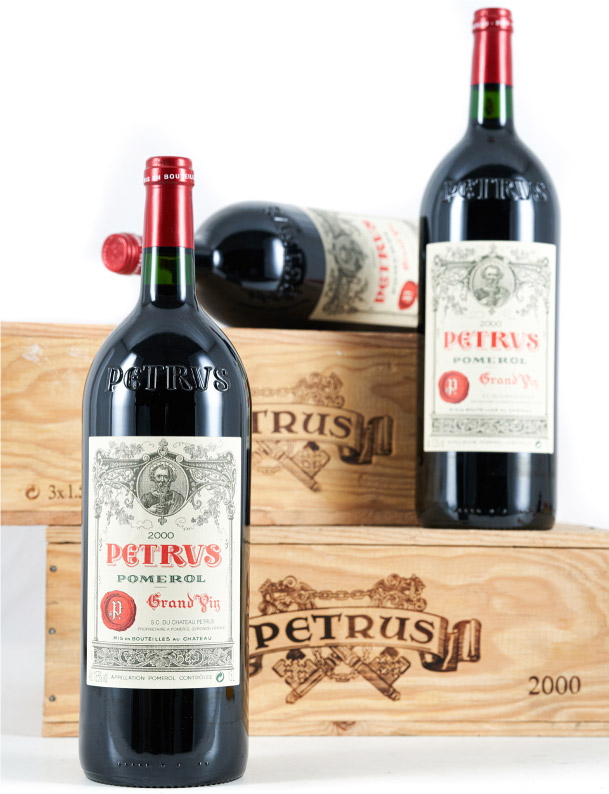 Lot 872: 6 magnums 2000 Chateau Petrus in OWC